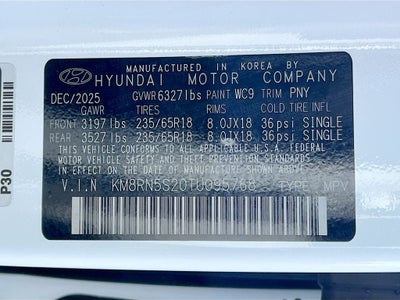2026 Hyundai PALISADE SEL Premium FWD