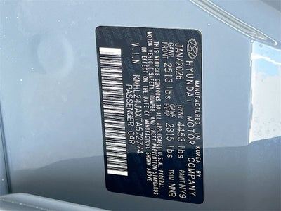 2026 Hyundai SONATA SE