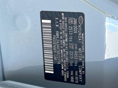 2026 Hyundai SONATA SE