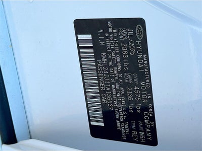 2026 Hyundai SONATA HYBRID Blue