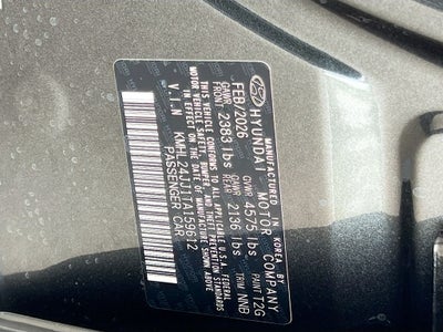 2026 Hyundai SONATA HYBRID Blue