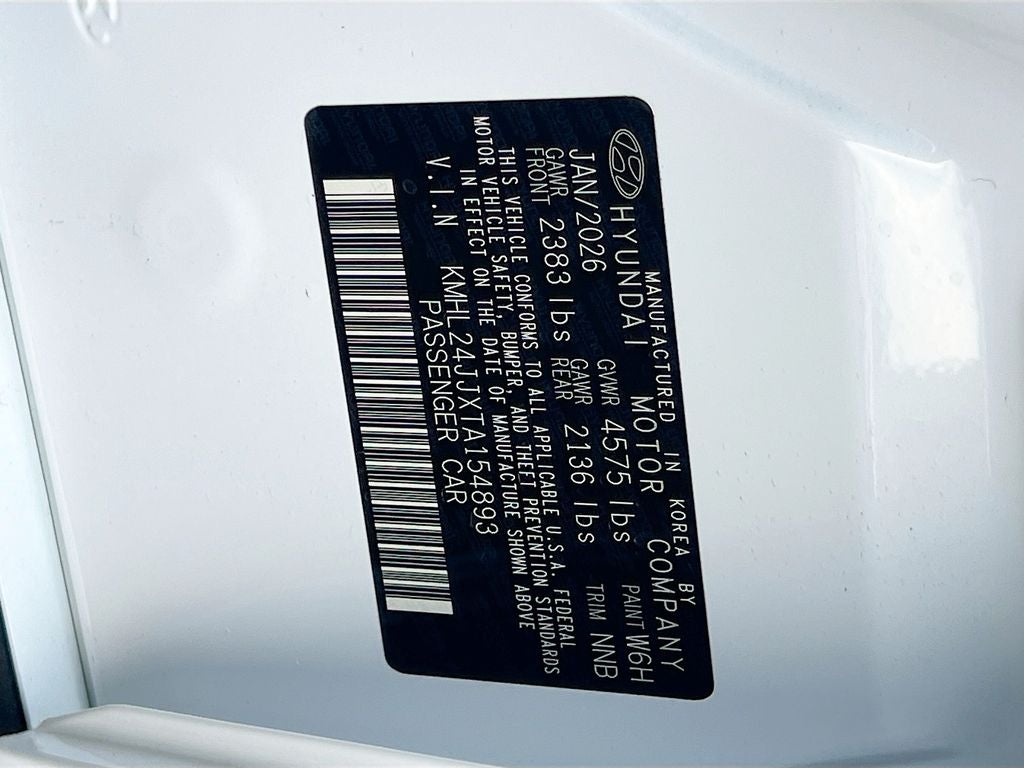 2026 Hyundai SONATA HYBRID Blue