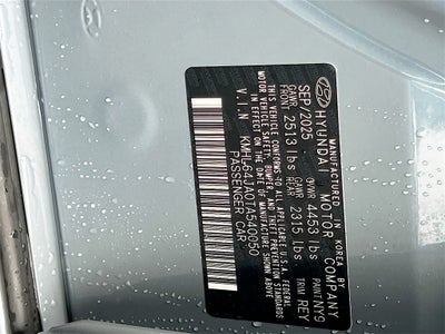 2026 Hyundai SONATA SEL Sport