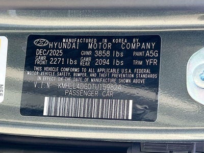 2026 Hyundai ELANTRA SE