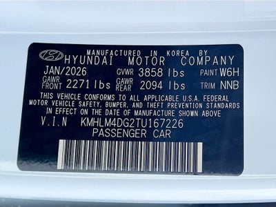 2026 Hyundai ELANTRA SEL Sport