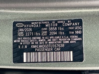 2026 Hyundai ELANTRA SEL Sport