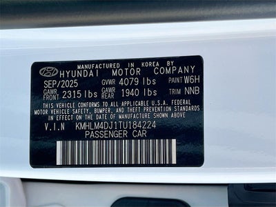 2026 Hyundai ELANTRA HYBRID Blue