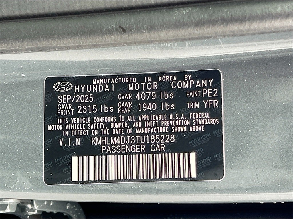 2026 Hyundai ELANTRA HYBRID Blue