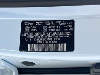 2026 Hyundai ELANTRA HYBRID Blue