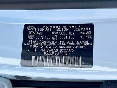 2026 Hyundai ELANTRA SEL Sport Premium