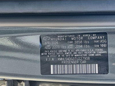 2026 Hyundai ELANTRA SEL Sport