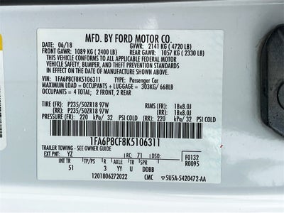 2019 Ford Mustang GT Premium