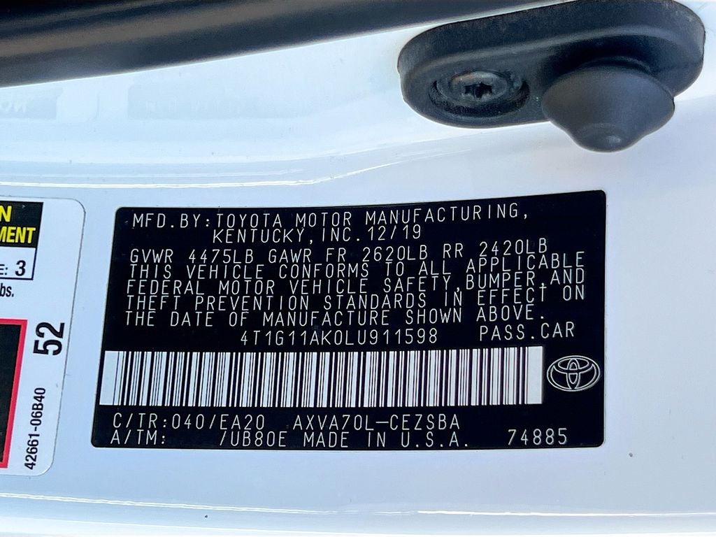 2020 Toyota Camry SE