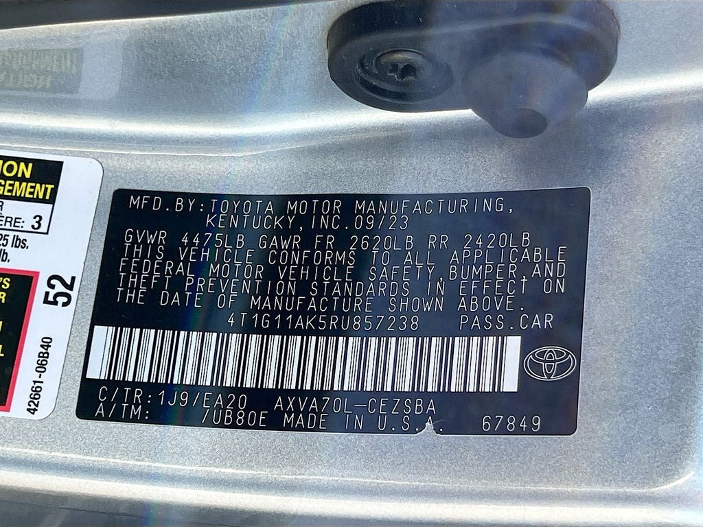 2024 Toyota Camry SE