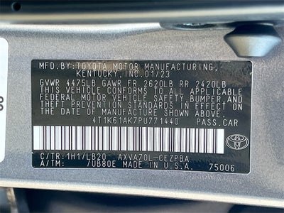 2023 Toyota Camry XSE