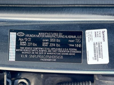 2022 Hyundai ELANTRA Limited