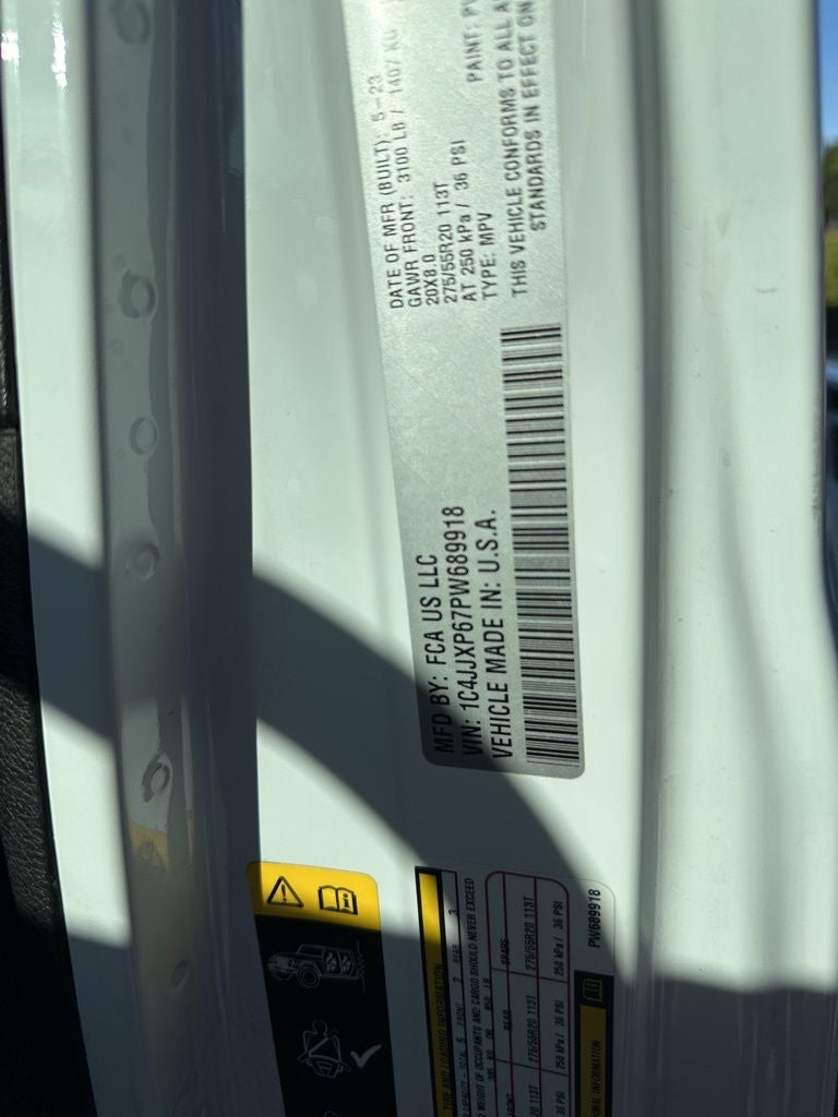 2023 Jeep Wrangler Sahara 4xe