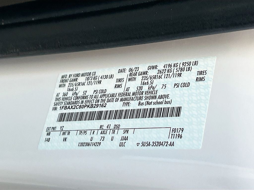 2023 Ford Transit-350 XL