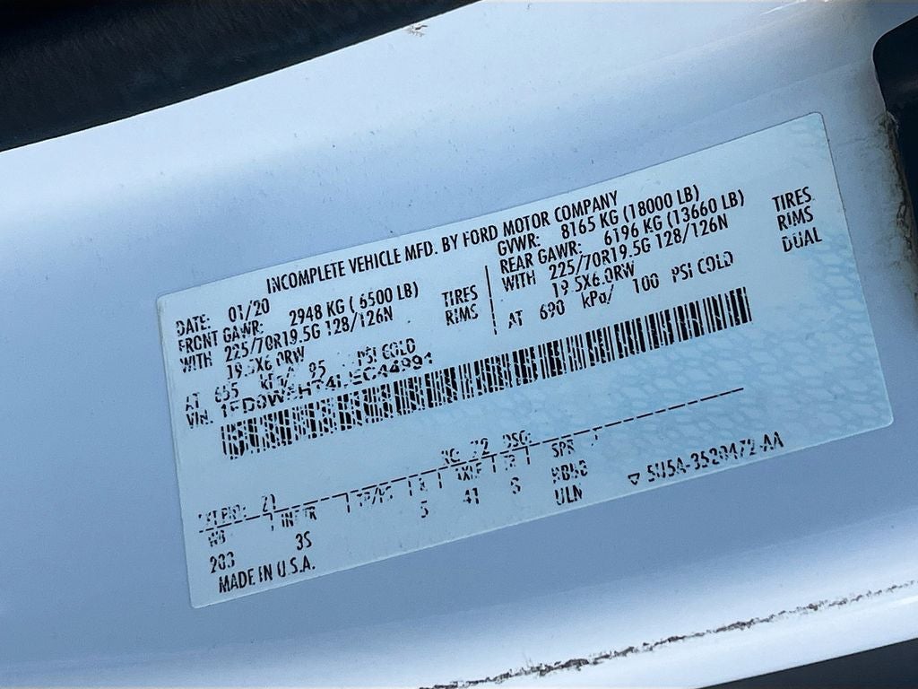 2020 Ford F-550SD XLT DRW