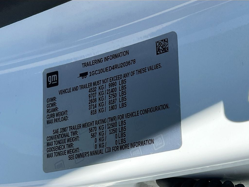 2024 Chevrolet Silverado EV Work Truck