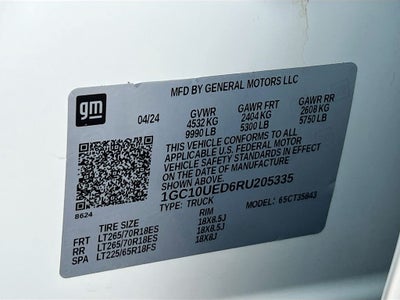 2024 Chevrolet Silverado EV Work Truck