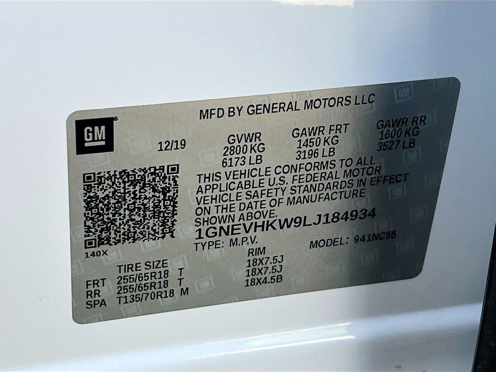 2020 Chevrolet Traverse 3LT