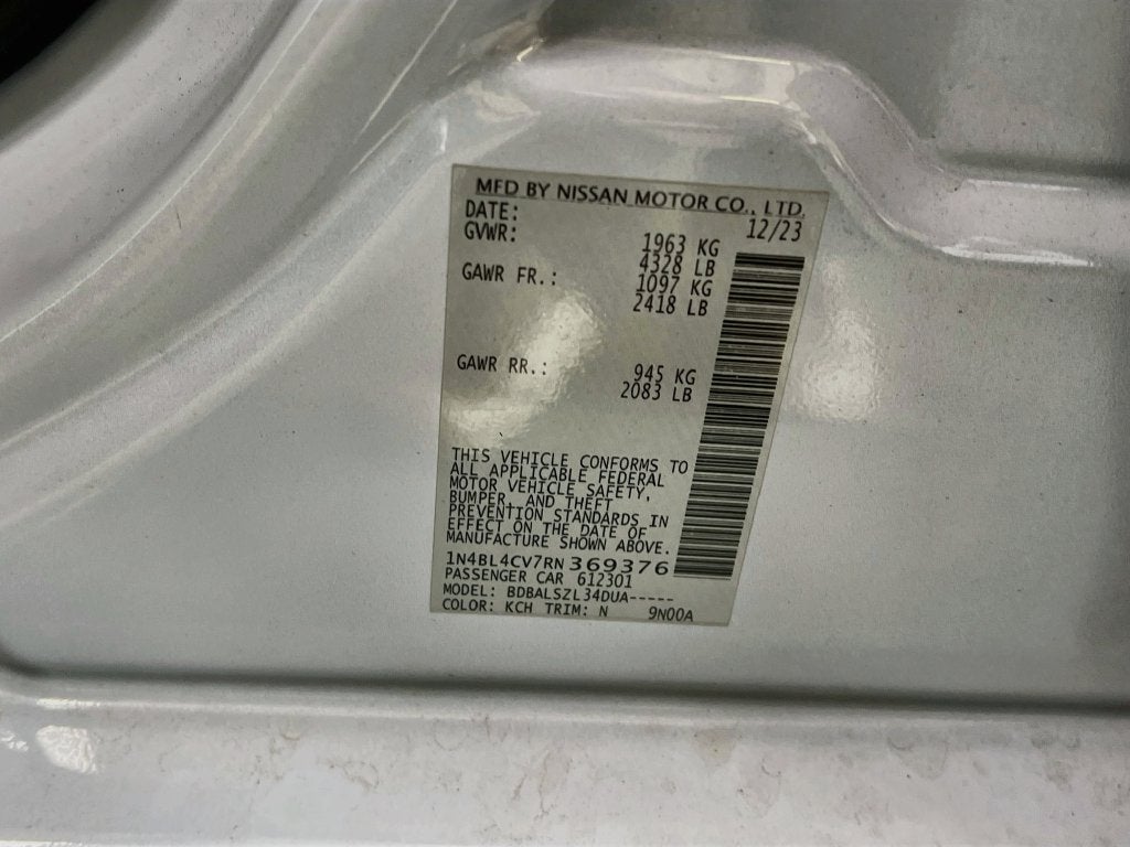 2024 Nissan Altima 2.5 SR