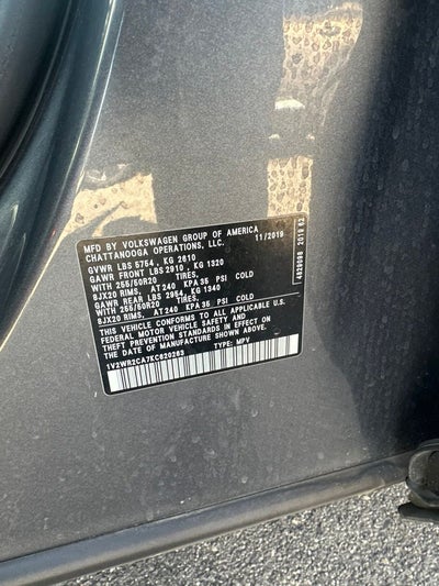 2019 Volkswagen Atlas 3.6L V6 SE w/Technology