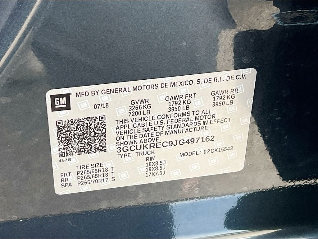 2018 Chevrolet Silverado 1500 LT LT2