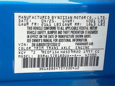 2025 Nissan Sentra SR