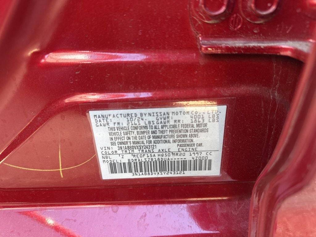 2025 Nissan Sentra SR