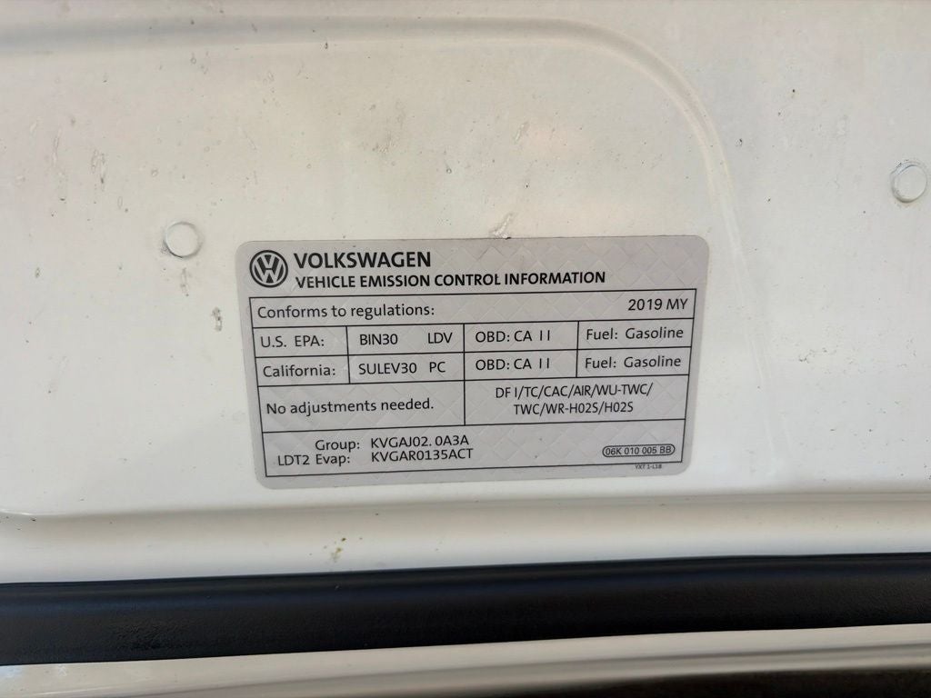 2019 Volkswagen Tiguan 2.0T SE