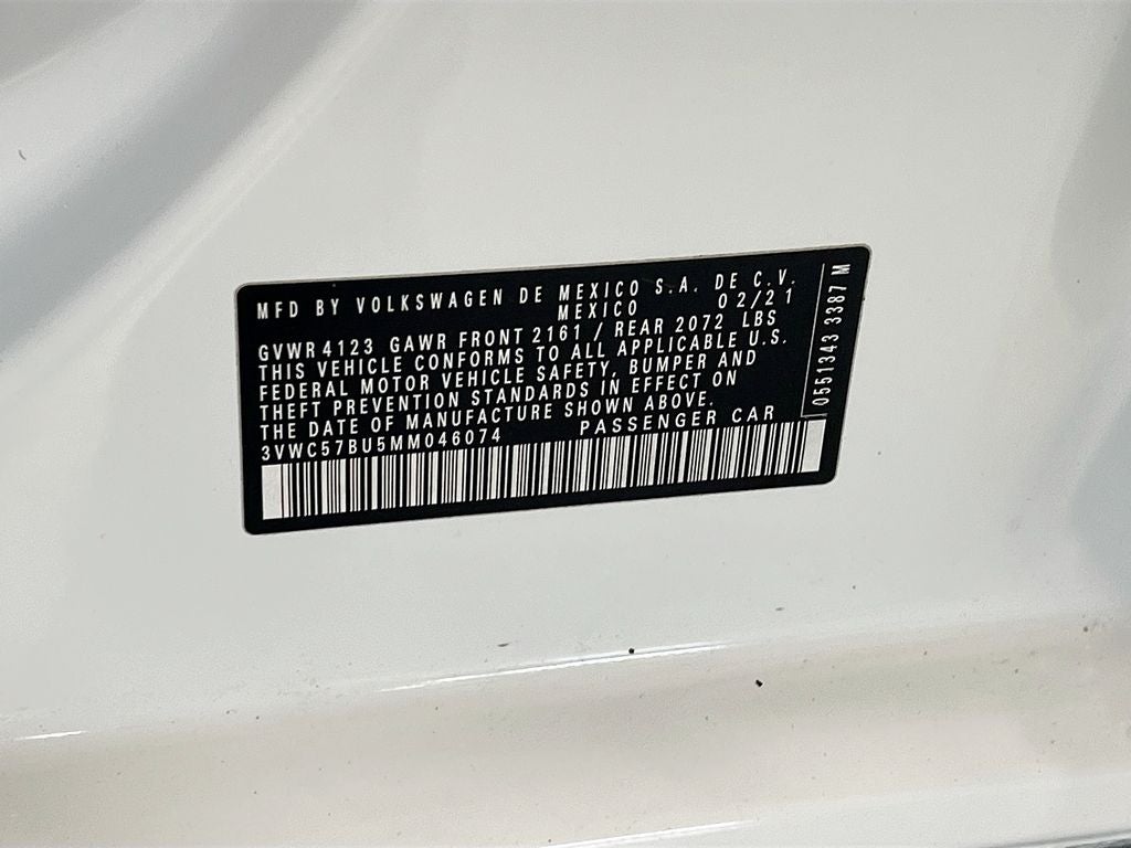 2021 Volkswagen Jetta 1.4T SE