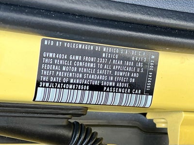 2013 Volkswagen Beetle 2.0 TDI