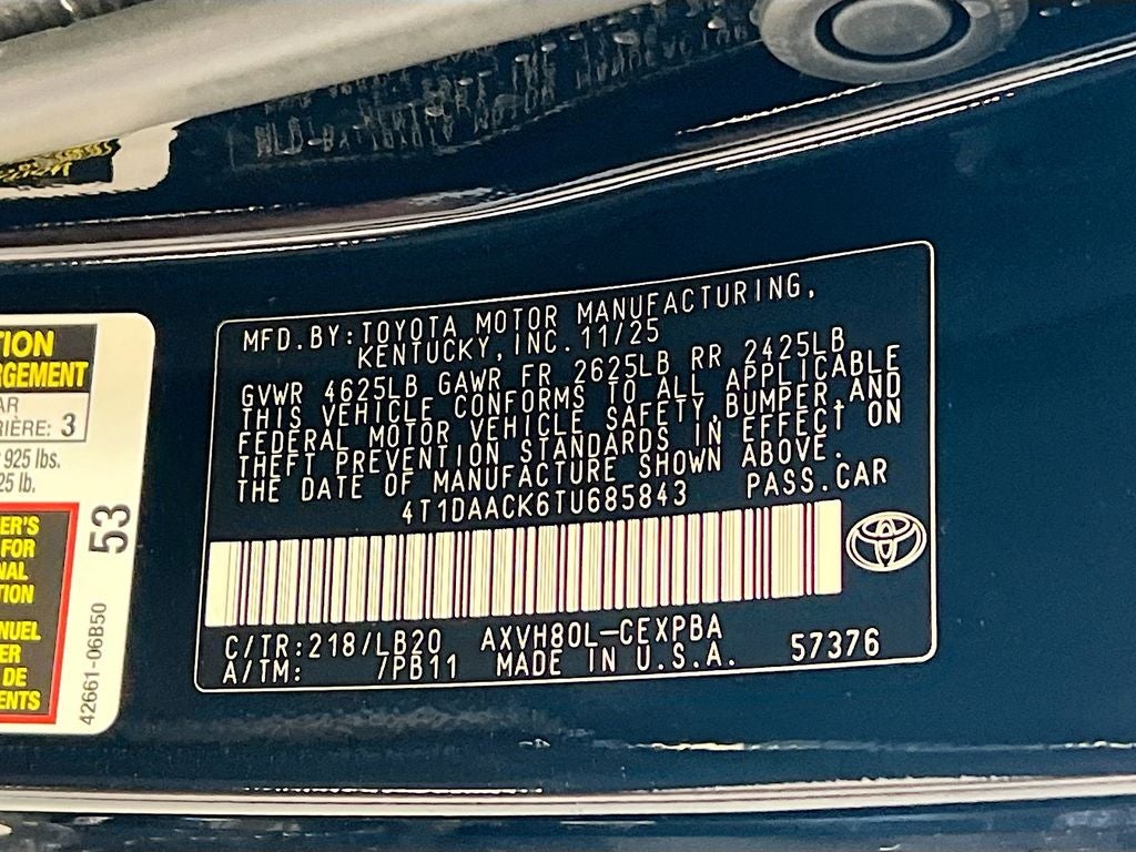 2026 Toyota Camry XSE