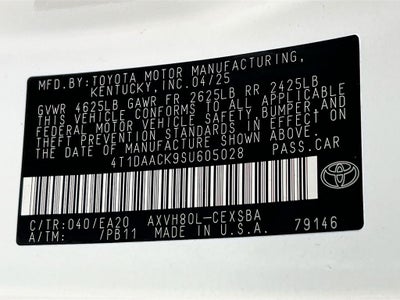 2025 Toyota Camry SE