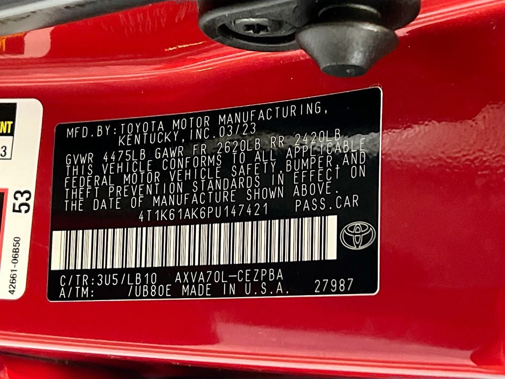 2023 Toyota Camry XSE