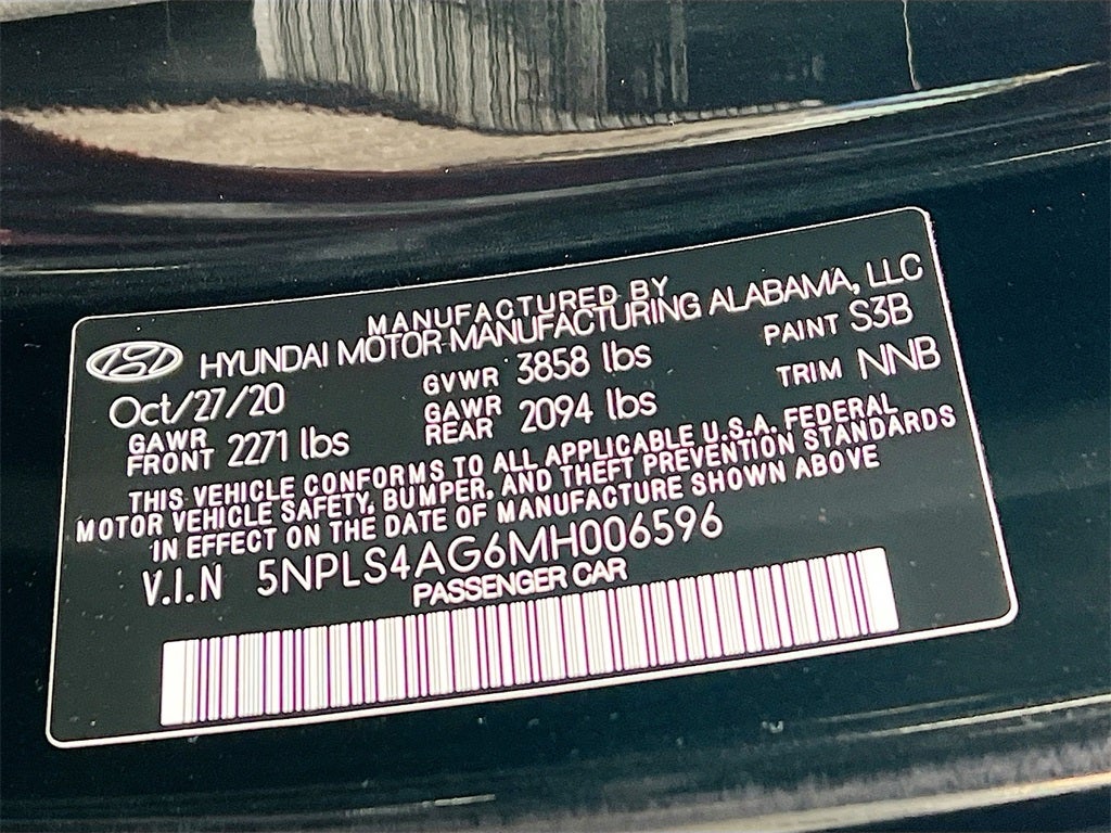 2021 Hyundai ELANTRA SEL