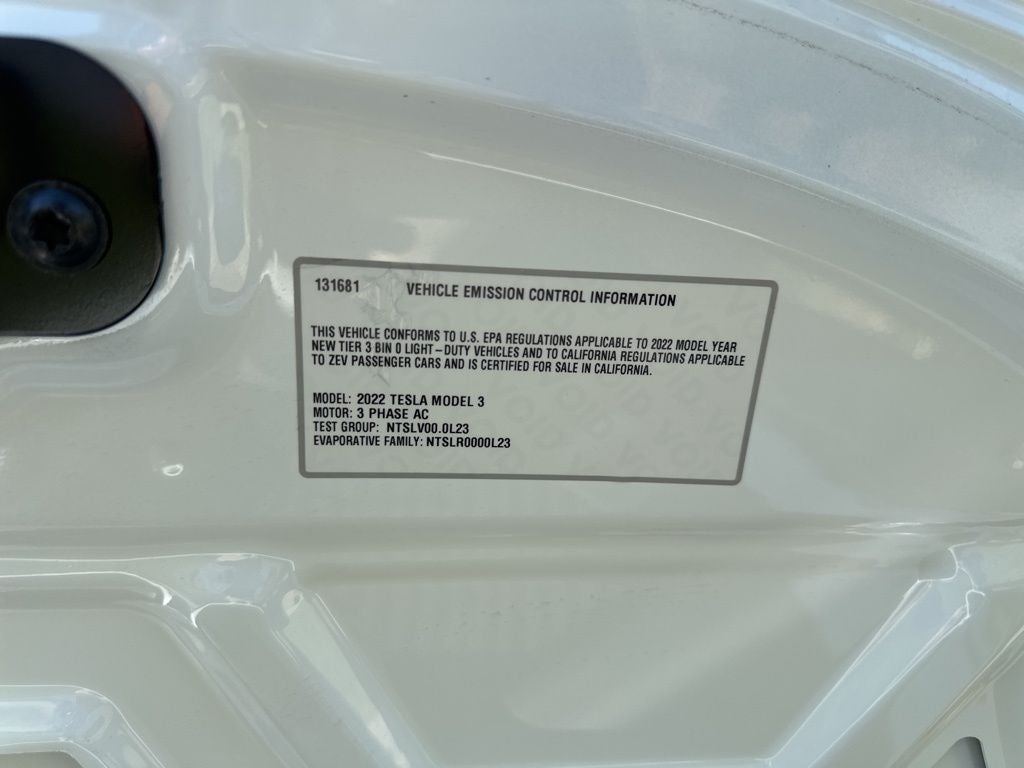 2022 Tesla Model 3 Long Range