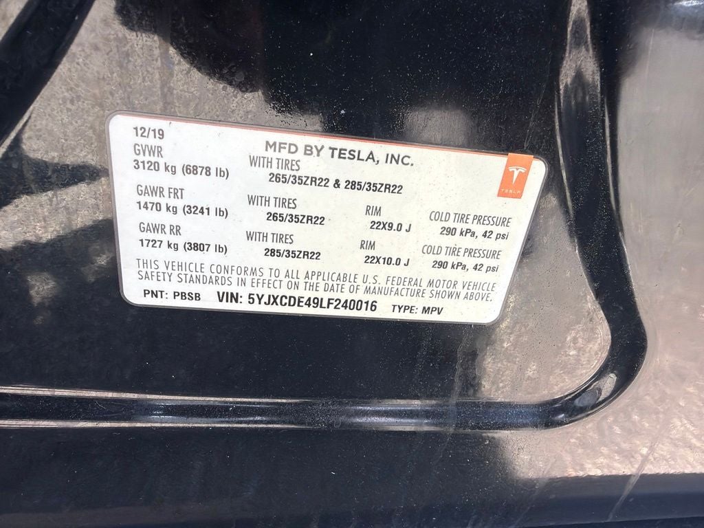 2020 Tesla Model X Performance