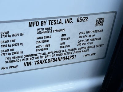 2022 Tesla Model X Base