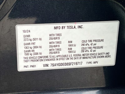 2025 Tesla Model Y Long Range