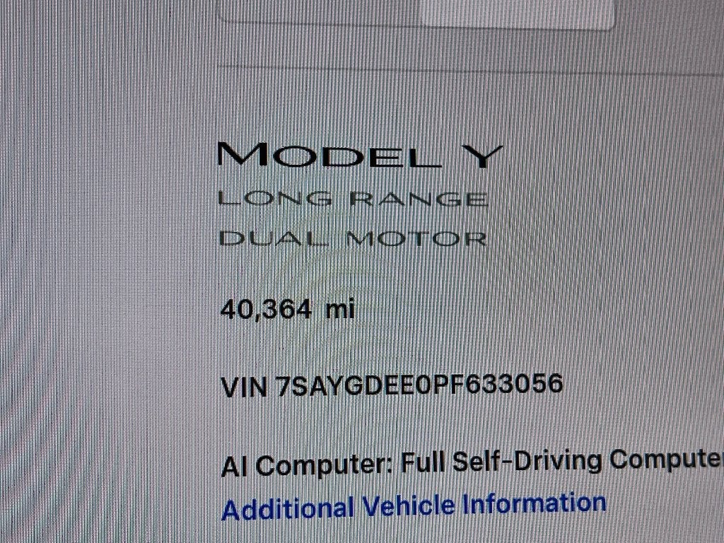 2023 Tesla Model Y Long Range