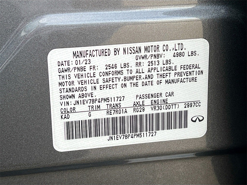 2023 INFINITI Q50 LUXE