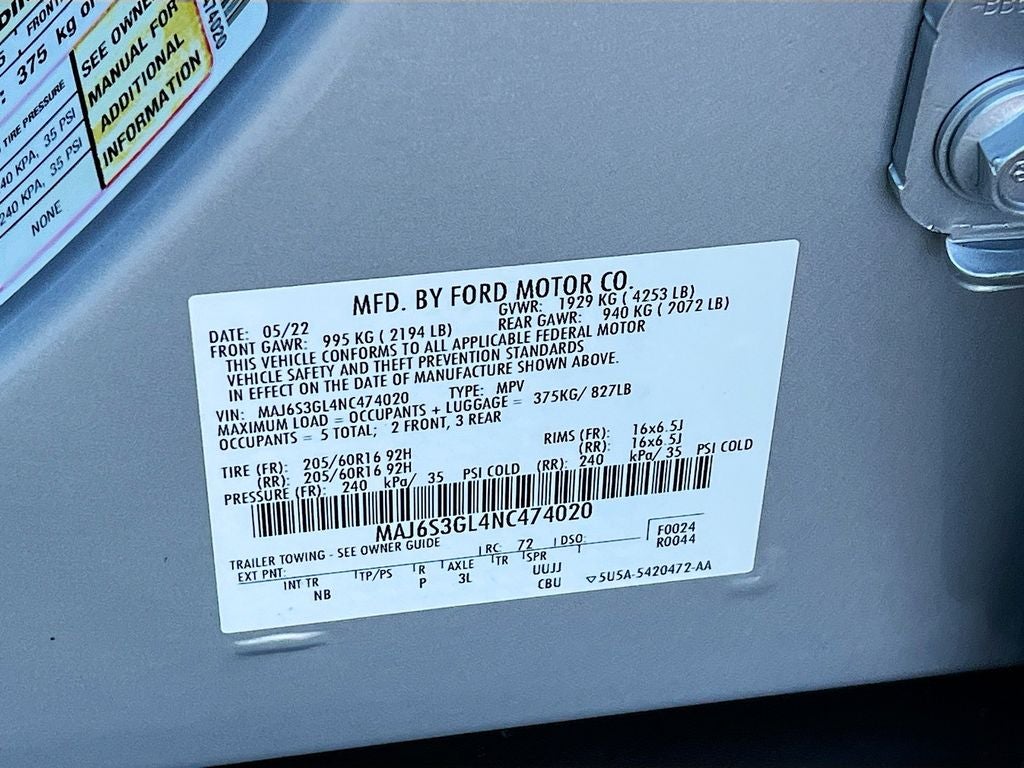 2022 Ford EcoSport SE