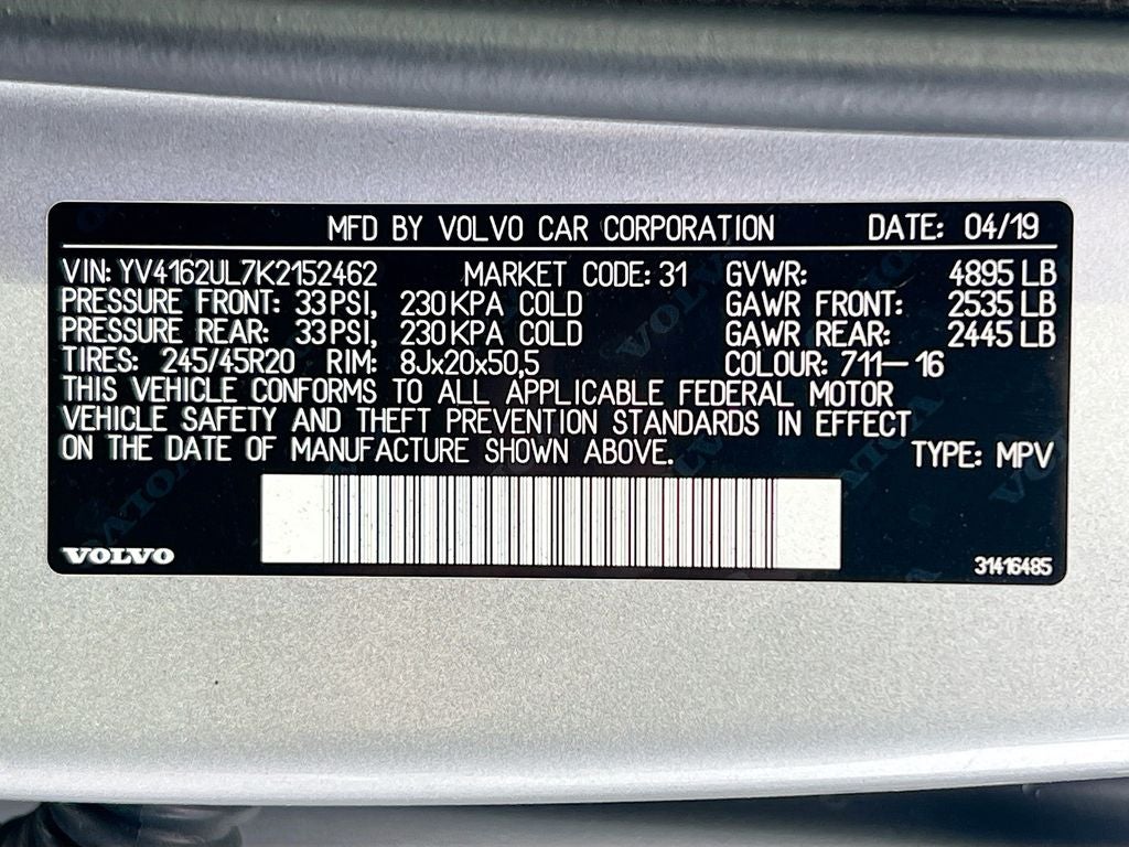 2019 Volvo XC40 T5 Inscription