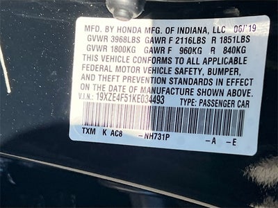 2019 Honda Insight EX