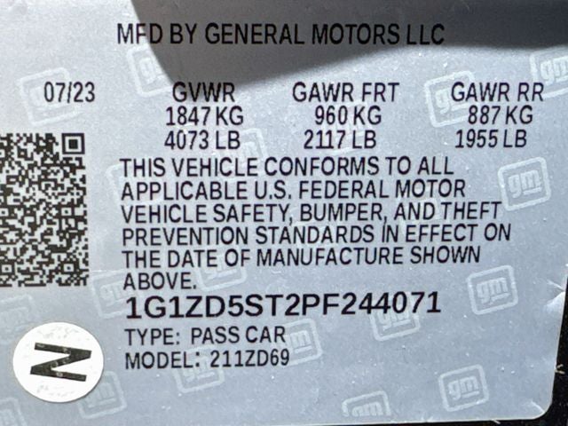 2023 Chevrolet Malibu LT 1LT