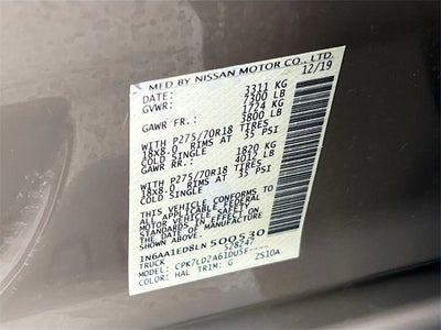 2020 Nissan Titan PRO-4X