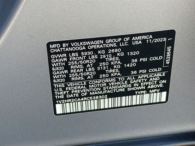 2024 Volkswagen Atlas 2.0T SE w/Technology